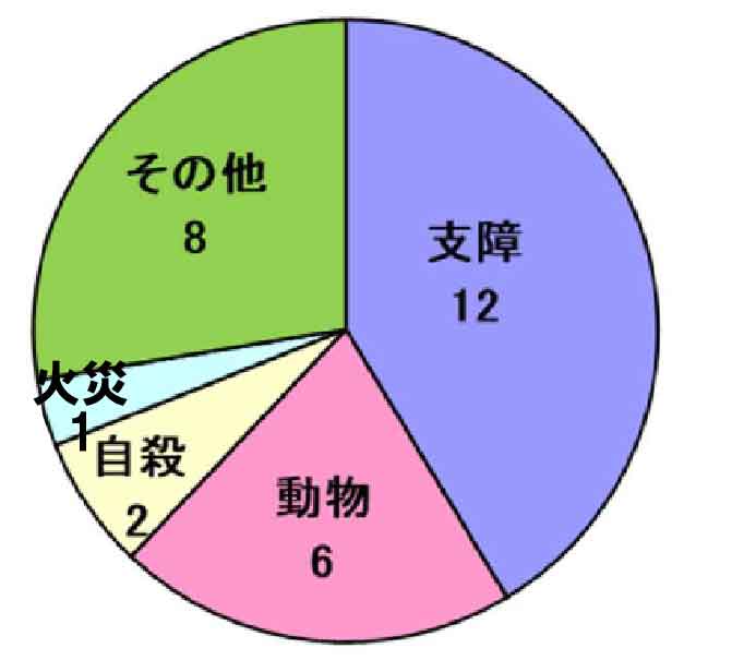 鉄道外原因円グラフ